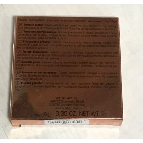 ARTDECO Bronzing Powder Compact # 50 Almond Long-Lasting Sunkissed Look - Picture 5 of 5